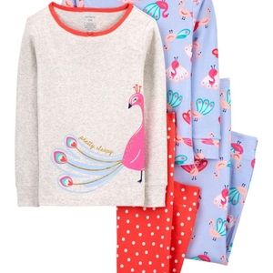 Carter's 100% Cotton Snug Fit 4 piece Pajamas